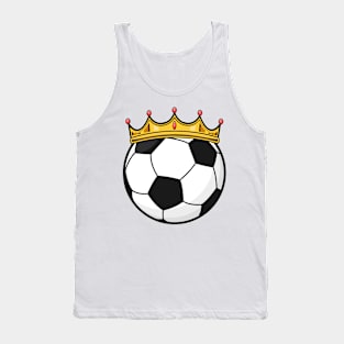 Soccer Crown Queen Tank Top